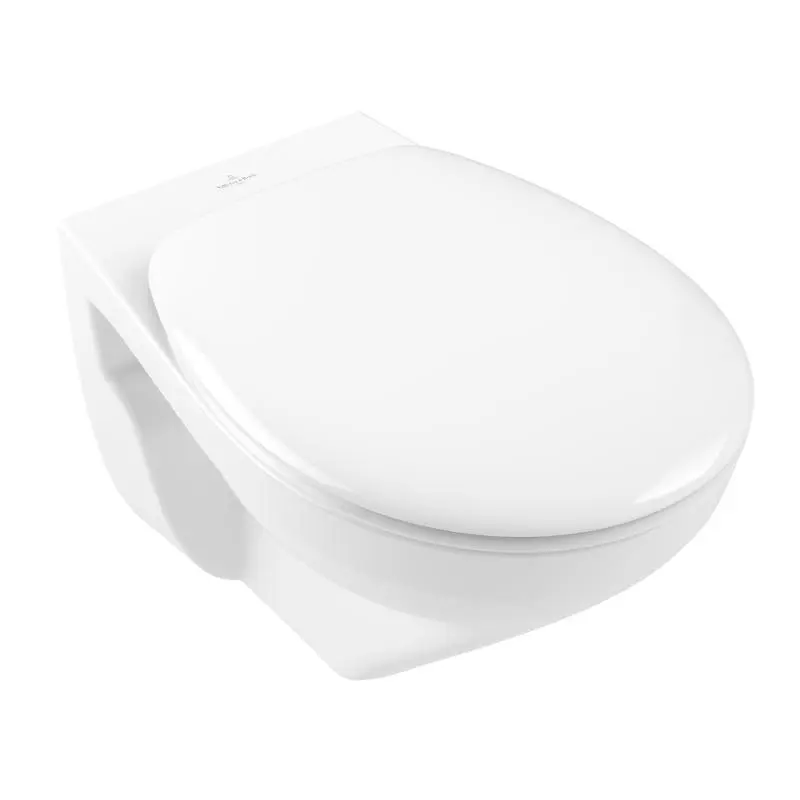 Villeroy & Boch O.novo - sienas WC ar WC sēdekli SoftClosing, DirectFlush, Alpu balts 7682HR01