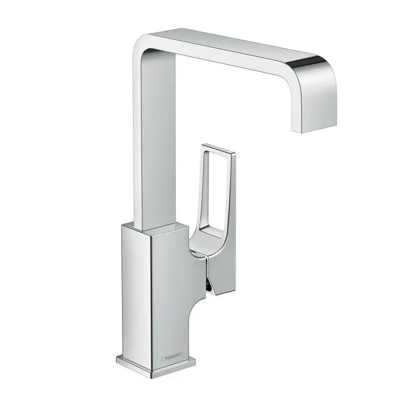 Hansgrohe Metropol - izlietnes vienas sviras maisītājs 230 ar noteces komplektu Push-Open, hromēts 74511000
