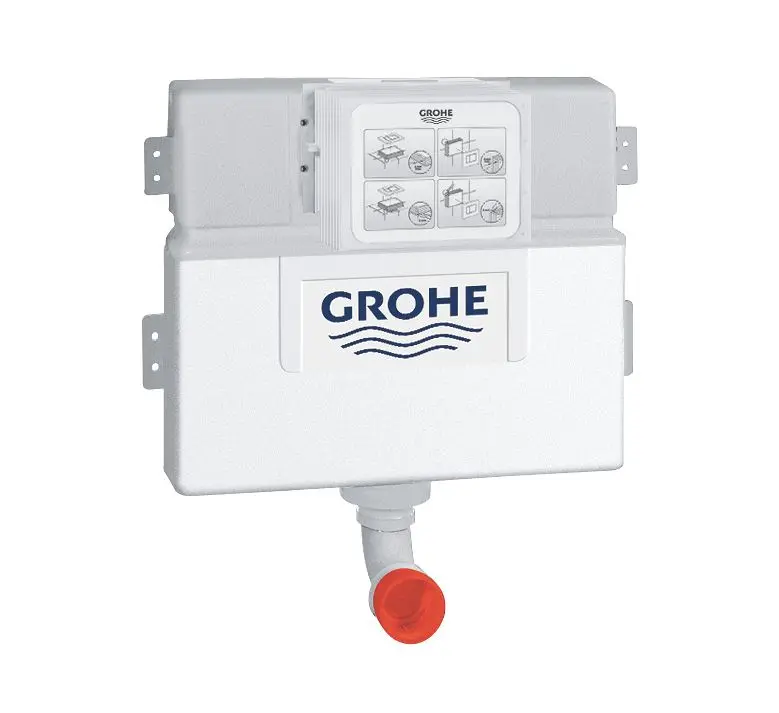 Grohe - zemapmetuma skalošanas tvertne sienas/grīdas WC 38422000