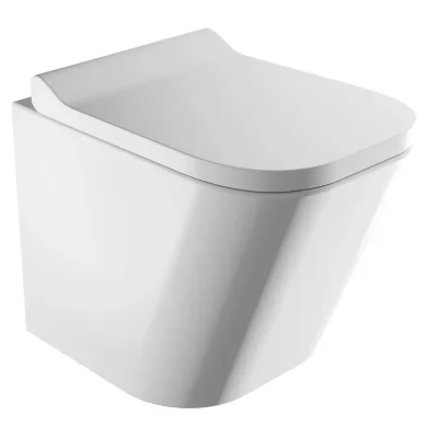 OMNIRES Fontana - piekaramais WC ar SoftClose sēdekli, Rimless, balts FONTANAMWBP