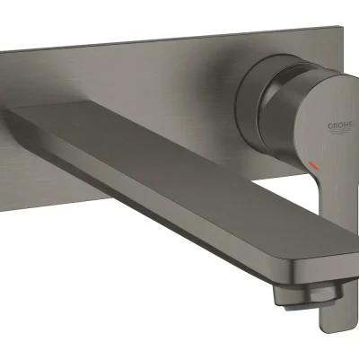 Grohe Lineare - zemapmetuma izlietnes maisītājs, 2 atveru montāža, Hard Graphite birstēts 23444AL1