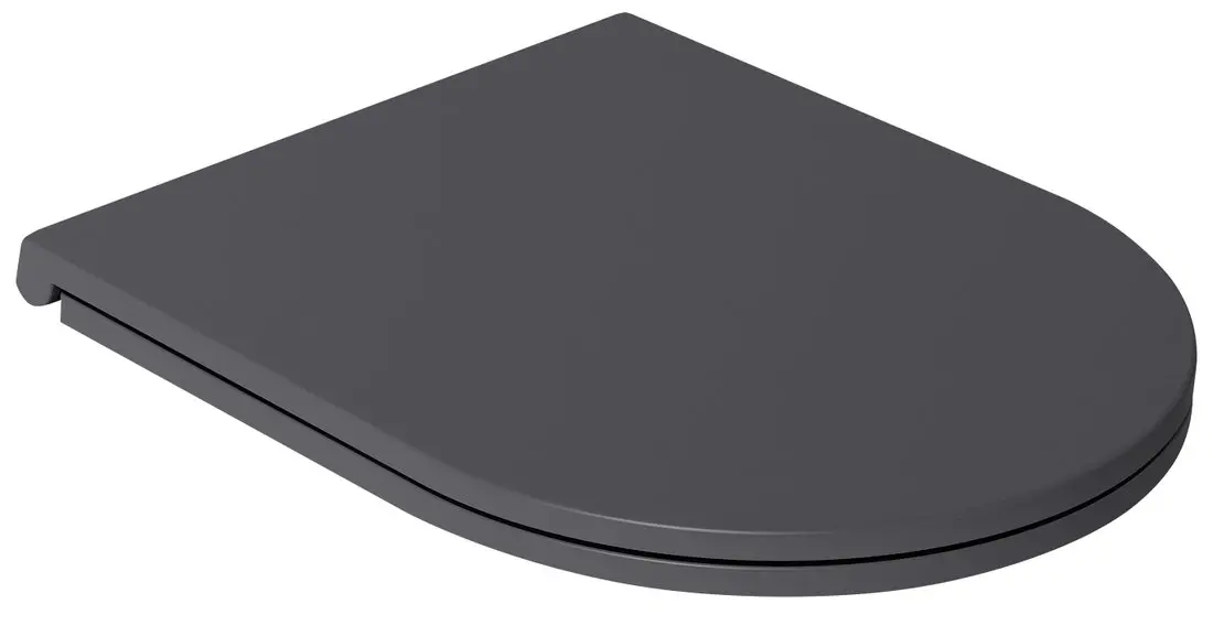Sapho Isvea - WC sēdeklis Slim, SoftClose, antracīts 40KF0522I-S