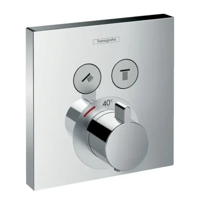 Hansgrohe Shower Select - termostata maisītājs - zemapmetuma 2 patērētājiem, hromēts 15763000