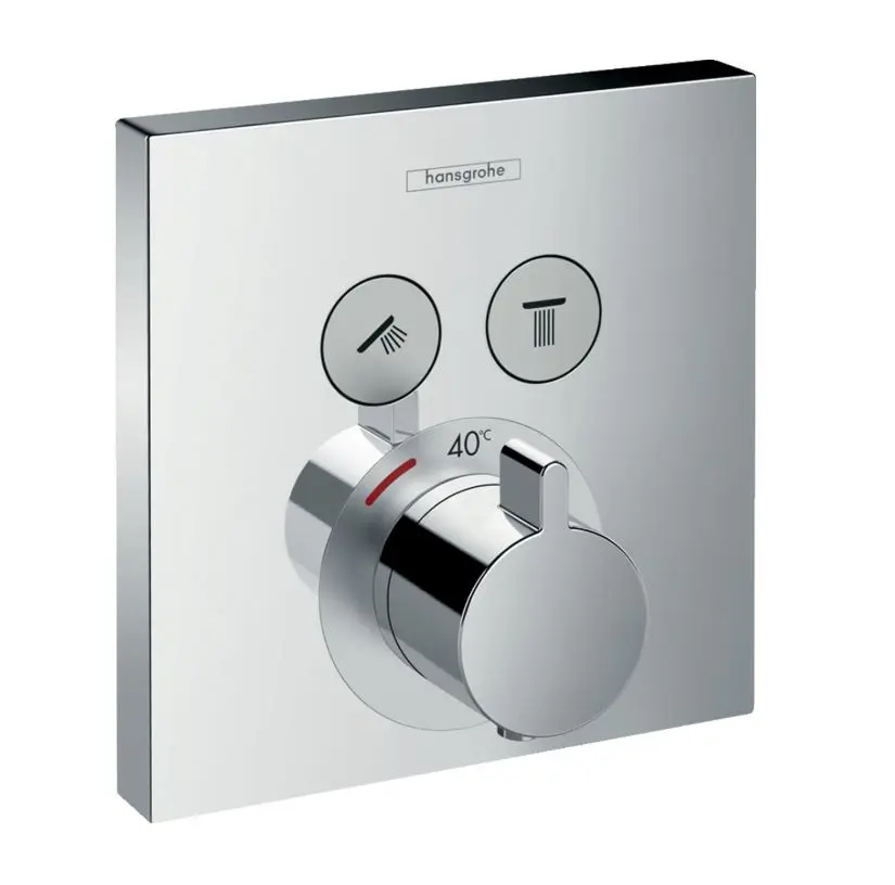 Hansgrohe Shower Select - termostata maisītājs - zemapmetuma 2 patērētājiem, hromēts 15763000