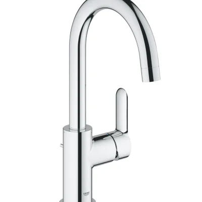 Grohe BauEdge - izlietnes maisītājs, ar noteces komplektu, hroms 23093000