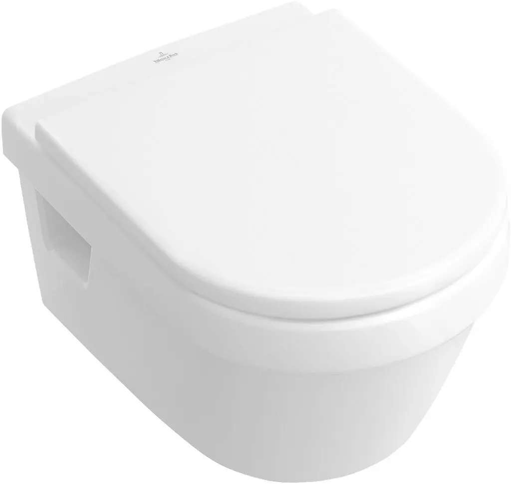 Villeroy & Boch Architectura - piekaramais WC, horizontāls izvads, DirectFlush, CeramicPlus, Alpu balts 5684R0R1