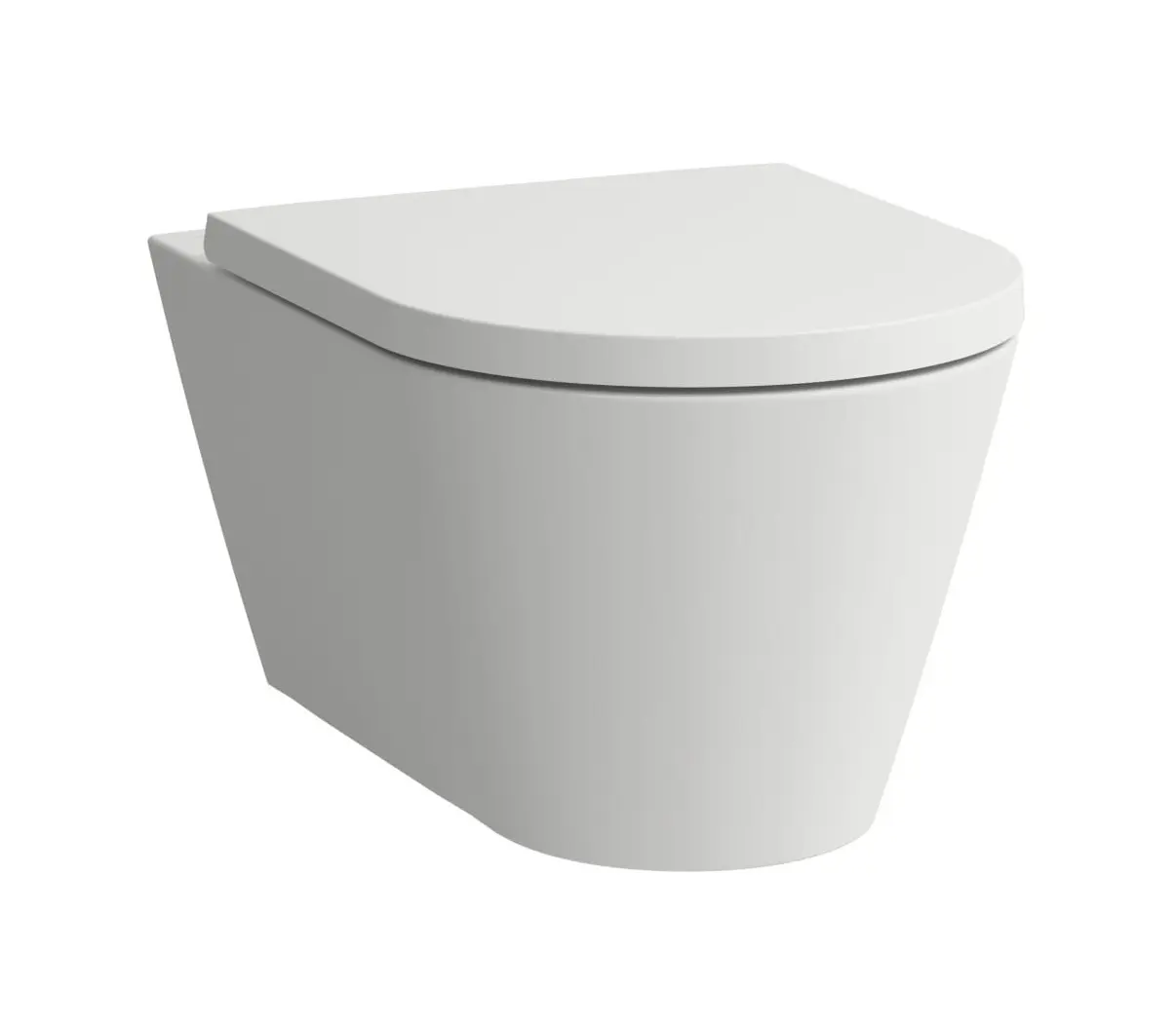 Laufen Kartell - piekaramais WC, maināma izvade, Rimless, matēti balts H8203377570001