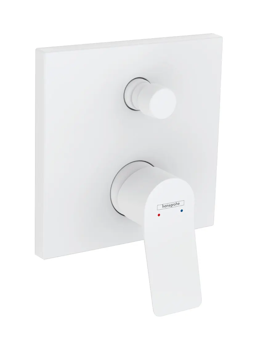 Hansgrohe Vivenis - zemapmetuma vannas maisītājs, 2 patērētājiem, balts matēts 75415700