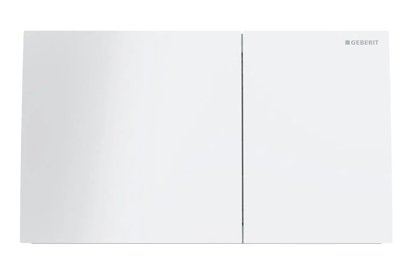 Geberit Sigma70 - WC vadības plate, stikls/balts 115.622.SI.1