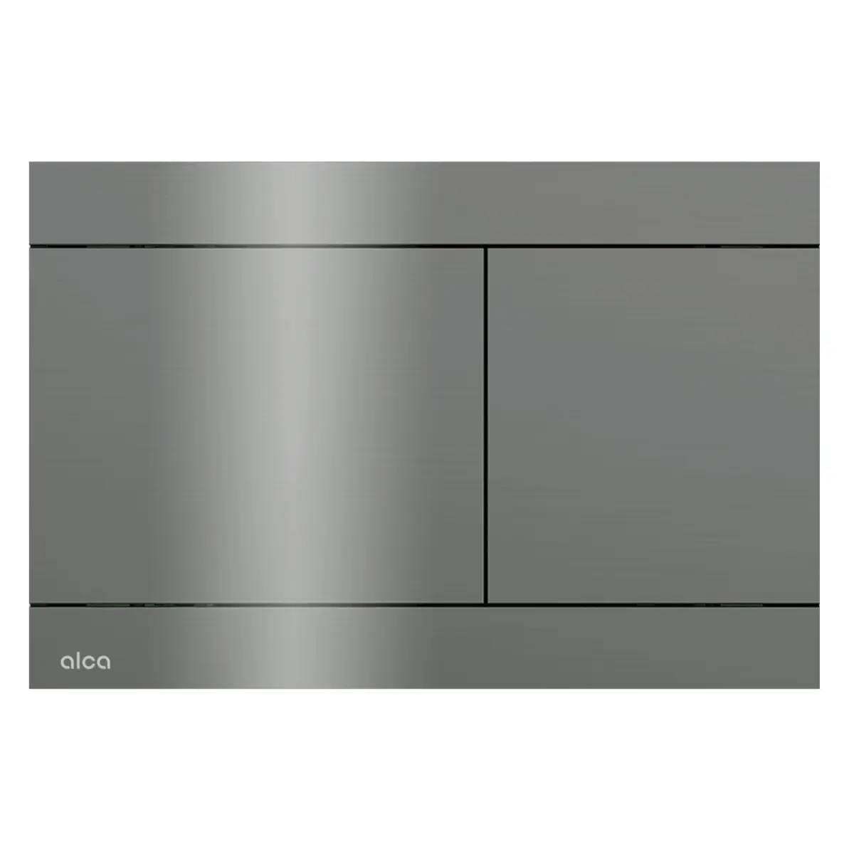 Alcadrain Flat - vienā līmenī iebūvēta vadība, spīdīgs gun metal FUN-GM-P