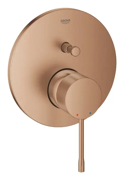 Grohe Essence - zemapmetuma maisītājs 2 patērētājiem, Warm Sunset birstēts 24058DL1