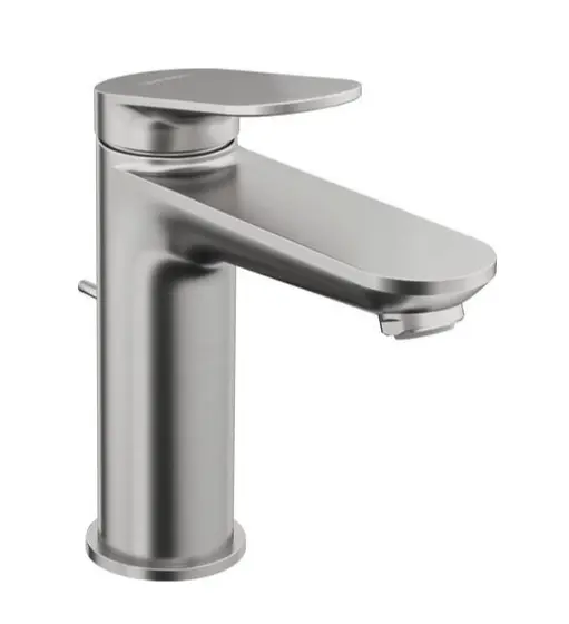 Duravit Wave - izlietnes maisītājs ar noteces komplektu, birstēts nerūsējošais tērauds WA1020001070