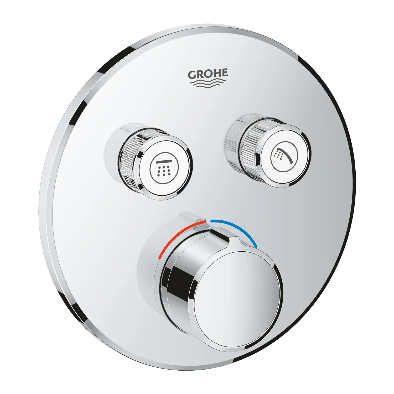 Grohe SmartControl - zemapmetuma maisītājs 2 patērētājiem, hromēts 29145000