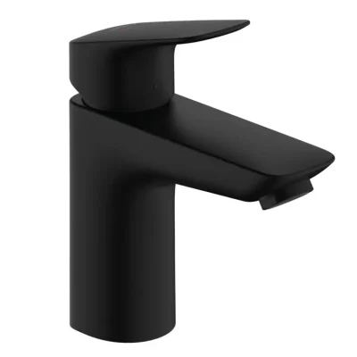 Hansgrohe Logis - izlietnes maisītājs ar noteces komplektu, CoolStart, EcoSmart, melns matēts 71102670