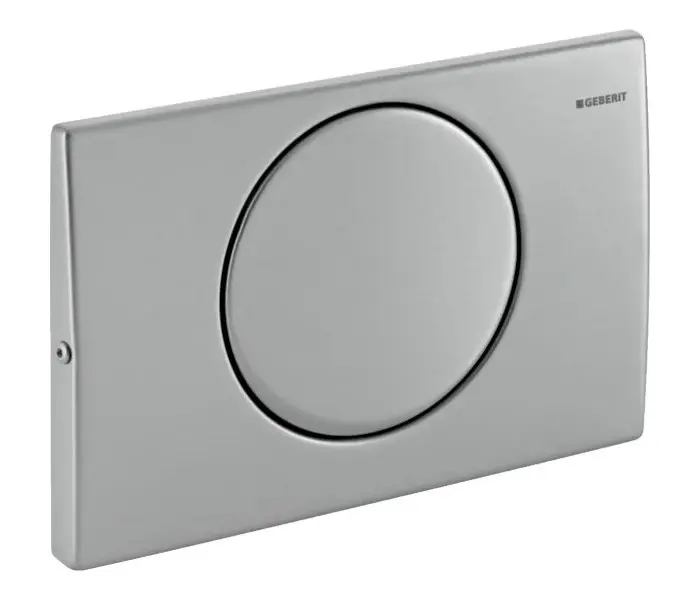 Geberit Delta10 - vadības plate nerūsējošais tērauds 115.108.00.1