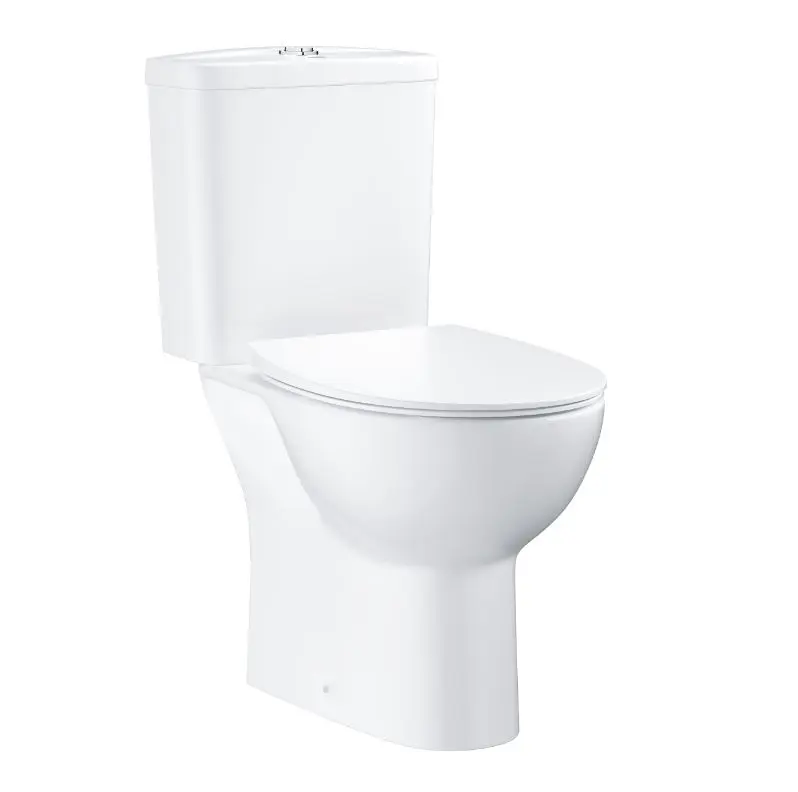 Grohe Bau Ceramic - WC komplekts ar skalošanas tvertni un Softclose sēdekli, Rimless, DualFlush, Alpu balts 39942000
