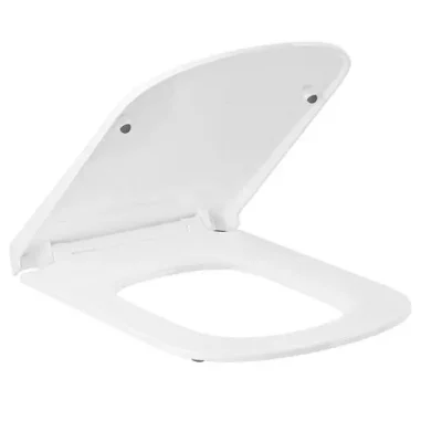 Kludi Resa S - WC sēdeklis Slim, SoftClosing, QuickRelease, balts spīdīgs 27WCS43