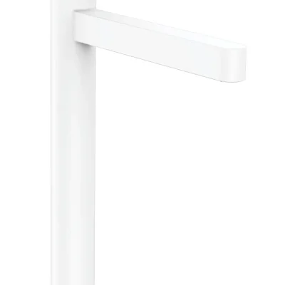 Hansgrohe Finoris - izlietnes vienas sviras maisītājs 260, ar Push-Open noteces komplektu, balts matēts 76070700