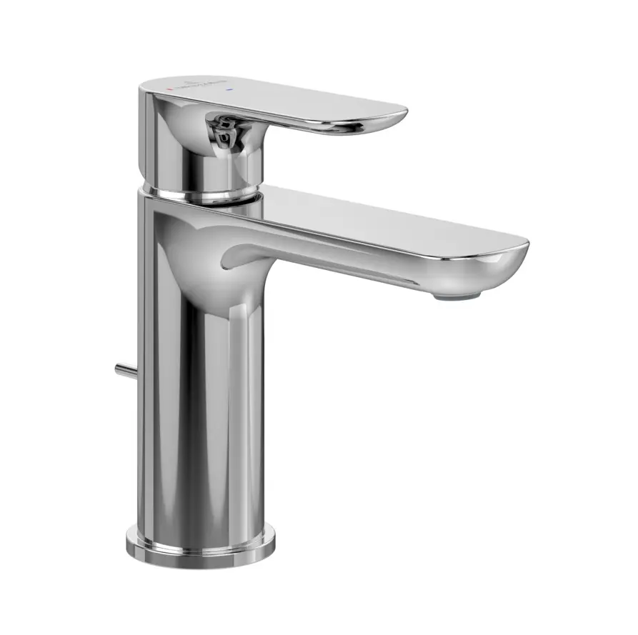 Villeroy & Boch O.novo - izlietnes maisītājs ar Push-Open noteci, AquaSmart, hroms TVW10400400061