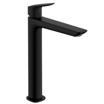 Hansgrohe Logis - izlietnes maisītājs ar noteces komplektu, EcoSmart, matēti melns 71257670