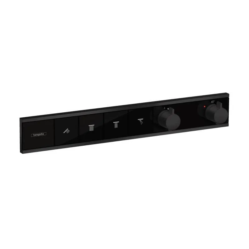 Hansgrohe RainSelect - zemapmetuma maisītājs 4 patērētājiem, matēti melns 15382670