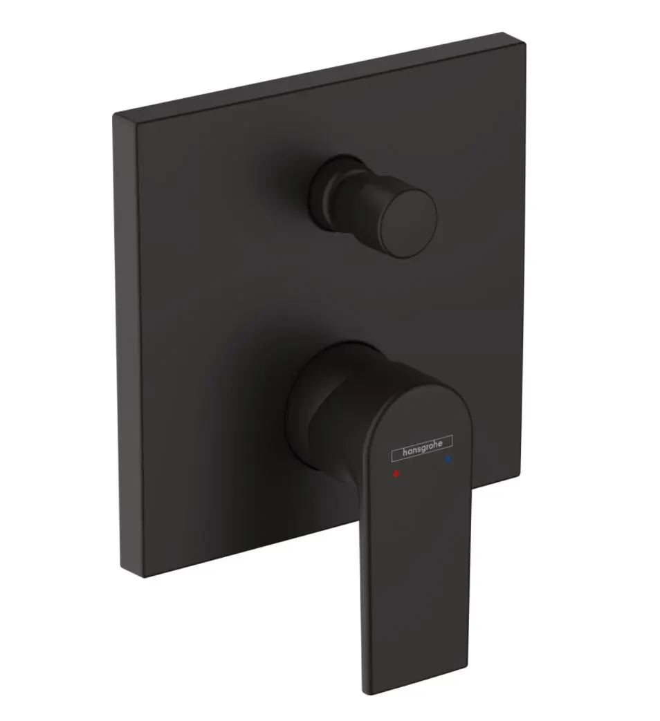 Hansgrohe Vernis Shape - zemapmetuma vannas maisītājs, matēti melns 71468670
