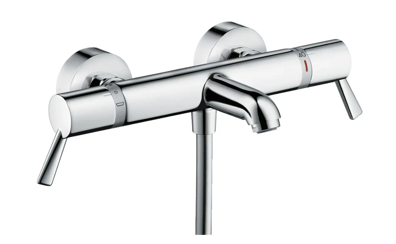 Hansgrohe Ecostat Comfort - termostata vannas maisītājs Care, ar īpaši gariem rokturiem, hromēts 13115000