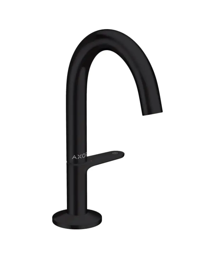 Axor One - izlietnes maisītājs ar Push-Open noteci, matēti melns 48010670