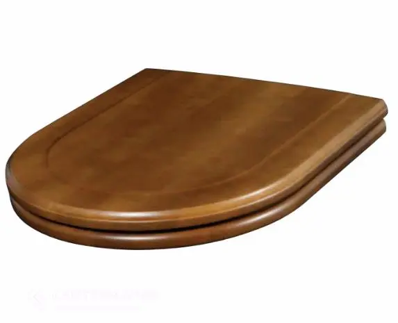 Villeroy & Boch Hommage - WC sēdeklis ar vāku, koks - sēdeklis, nerūsējošā tērauda eņģes 9926K100