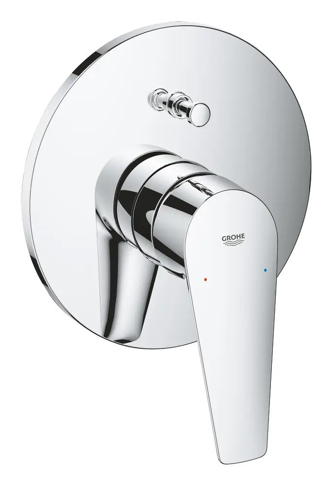 Grohe BauEdge - zemapmetuma maisītājs, 2 patērētājiem, hromēts 29190001