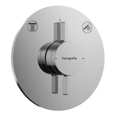 Hansgrohe DuoTurn S - zemapmetuma maisītājs, 2 patērētājiem, hroms 75418000