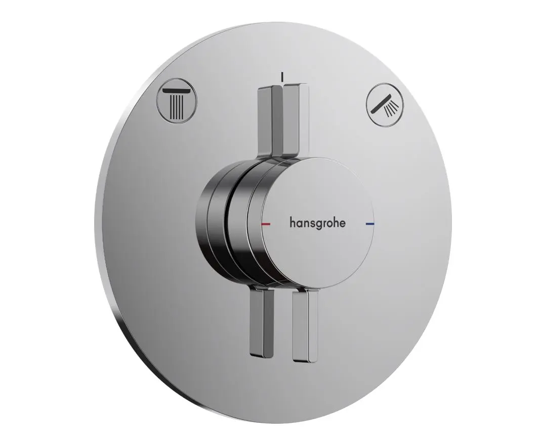 Hansgrohe DuoTurn S - zemapmetuma maisītājs, 2 patērētājiem, hroms 75418000