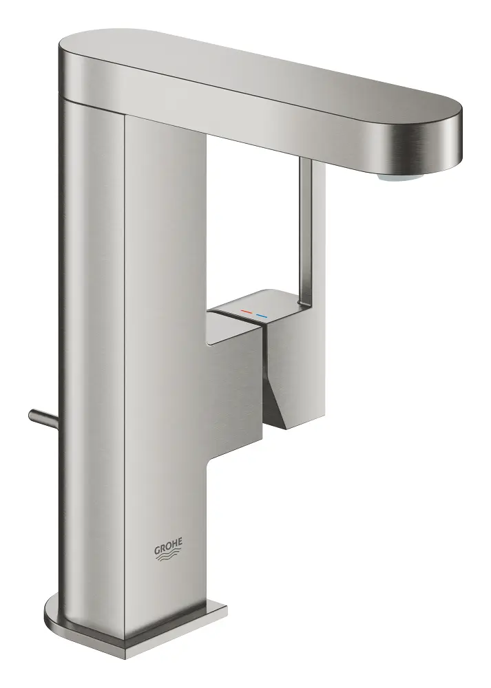 Grohe Plus - izlietnes maisītājs M ar noteci, Supersteel 23871DC3