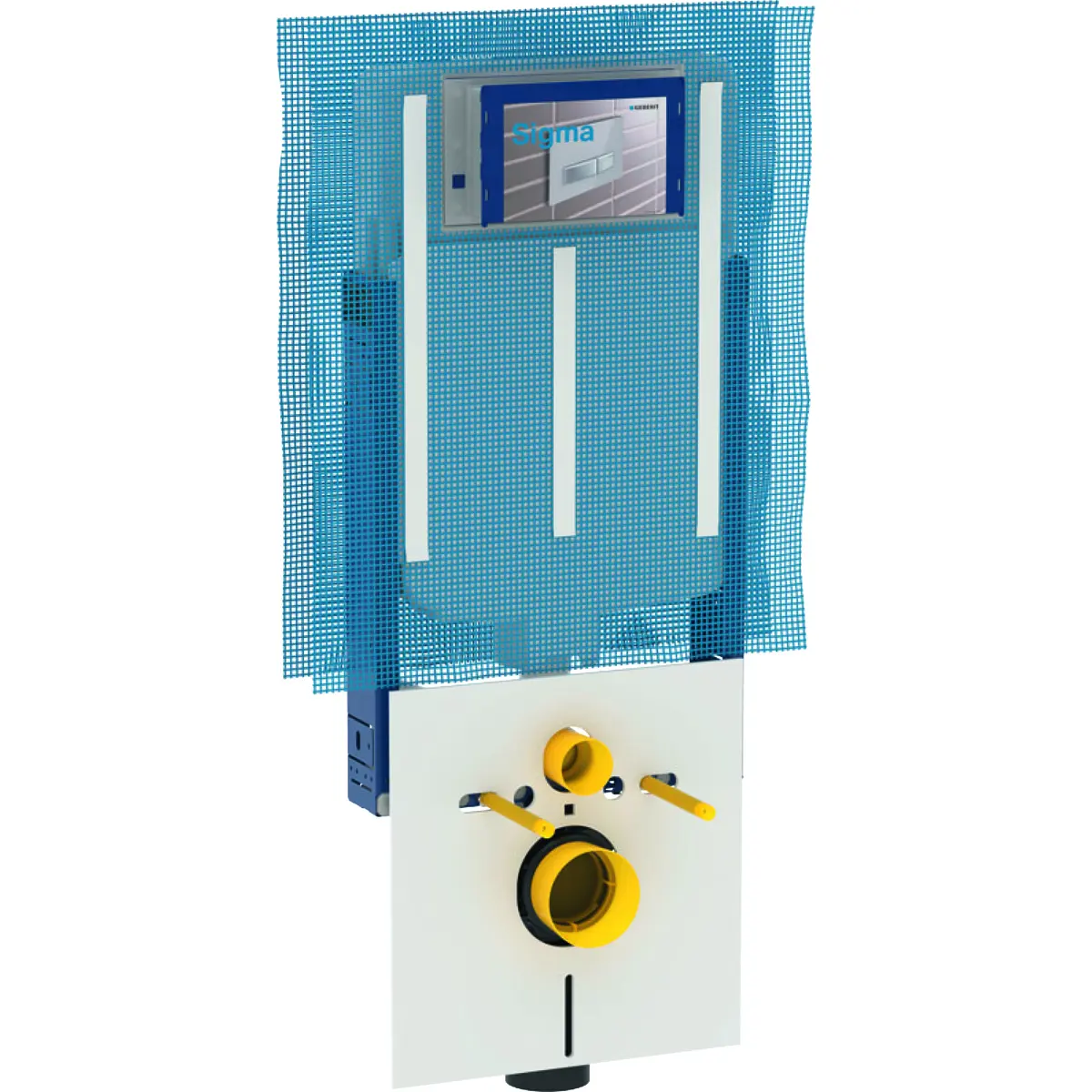 Geberit Kombifix - montāžas elements Kombifix piekaramajam WC, ar OMEGA 8 cm skalošanas tvertni 110.790.00.1