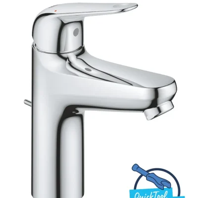 Grohe Swift - izlietnes maisītājs ar noteces komplektu, hroms 24325001