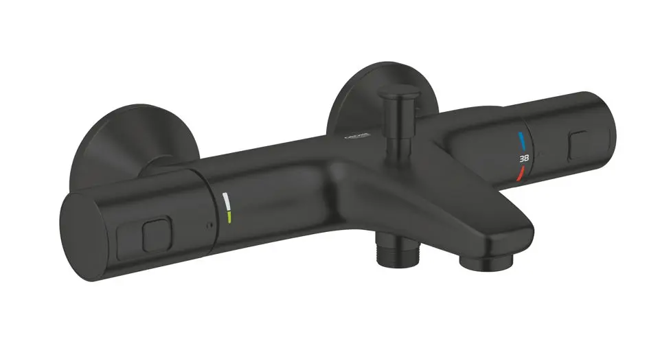 Grohe QuickFix Precision Start - termostata vannas maisītājs, matēti melns 345982430