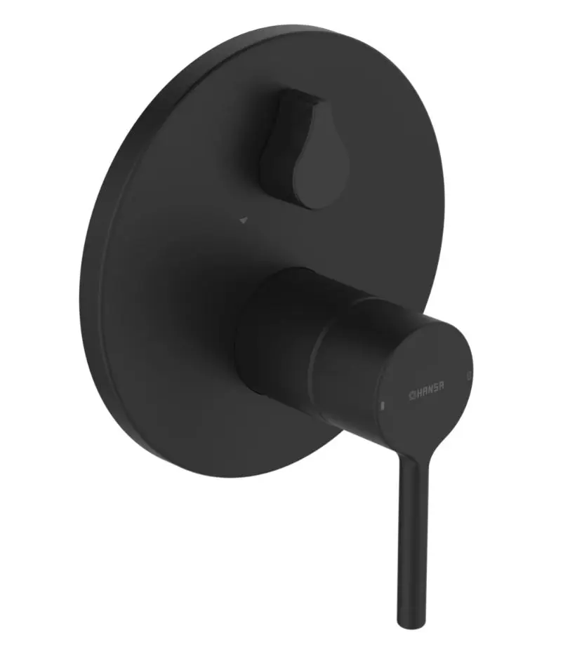Hansa Vantis - zemapmetuma vannas maisītājs, matēti melns 8260906733