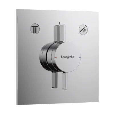Hansgrohe DuoTurn E - zemapmetuma maisītājs, 2 patērētājiem, hroms 75417000