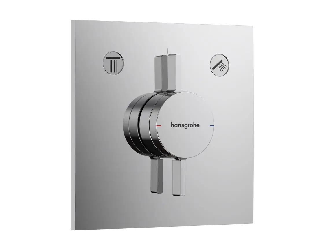 Hansgrohe DuoTurn E - zemapmetuma maisītājs, 2 patērētājiem, hroms 75417000