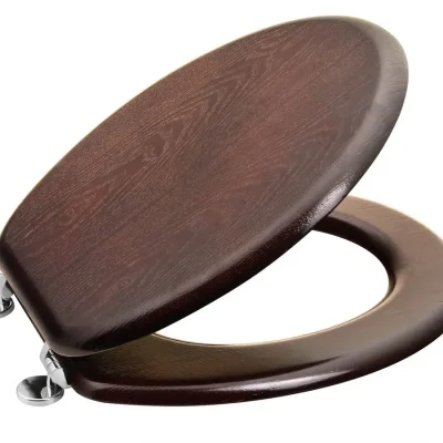 Aqualine WC sēdekļi - WC sēdeklis, riekstkoks 1705-11