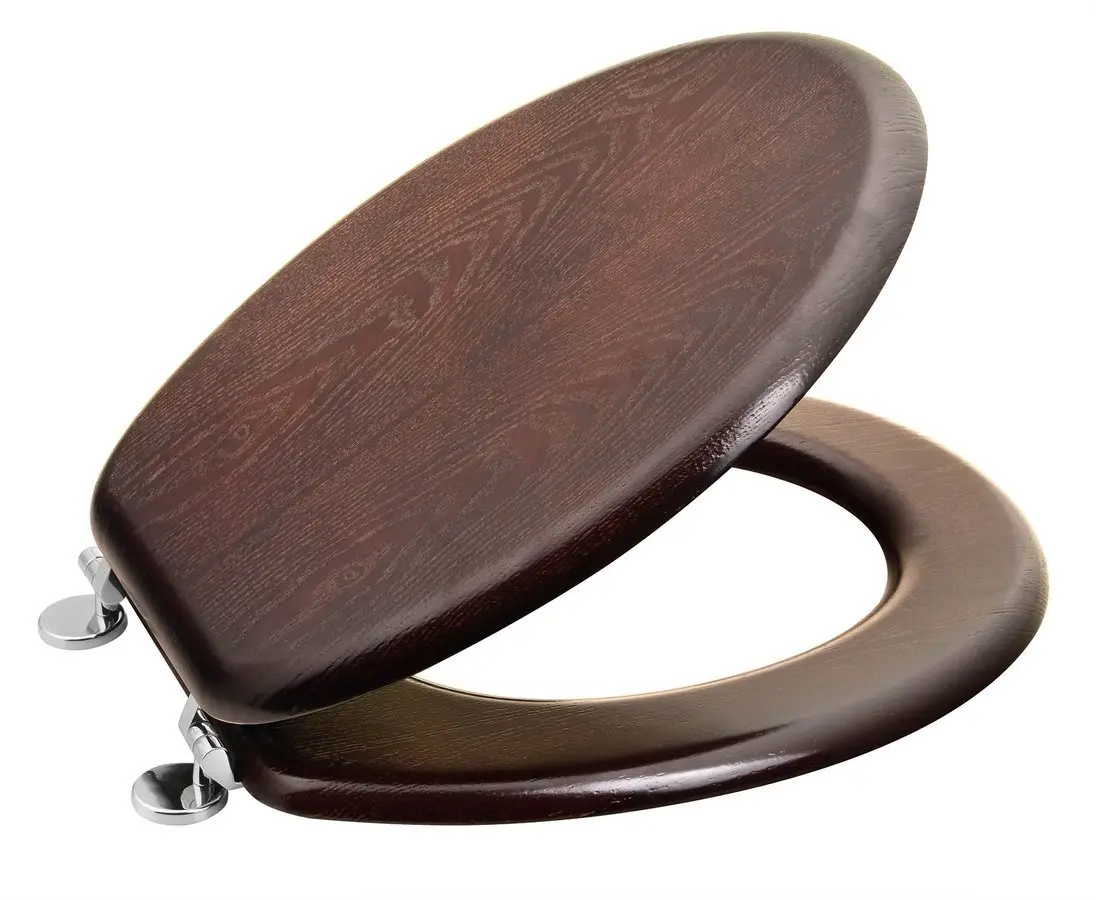 Aqualine WC sēdekļi - WC sēdeklis, riekstkoks 1705-11