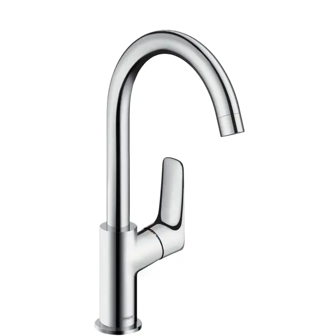Hansgrohe Logis - izlietnes vienas sviras maisītājs 210 ar grozāmu izteku, hromēts 71131000