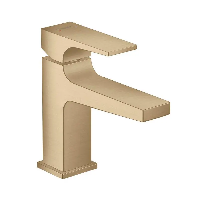 Hansgrohe Metropol - izlietnes maisītājs ar noteces komplektu Push-Open, matēts bronzas 32500140
