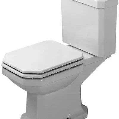 Duravit 1930 - stāvošais WC, 36x39 cm 67 cm, balts - pods, horizontāls izvads, ar WonderGliss 02270900001