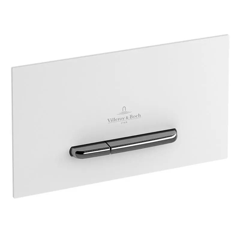 Villeroy & Boch ViConnect - vadības plate M300, matēts nerūsējošais tērauds / stikls - Glossy White 922160RE
