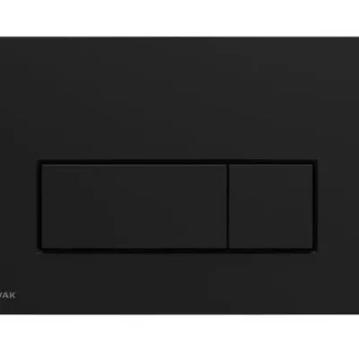 Ravak Uni Slim - vadības plate, matēti melns X01744