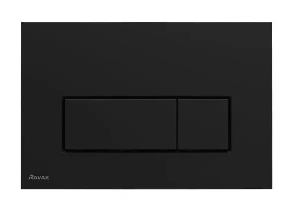 Ravak Uni Slim - vadības plate, matēti melns X01744