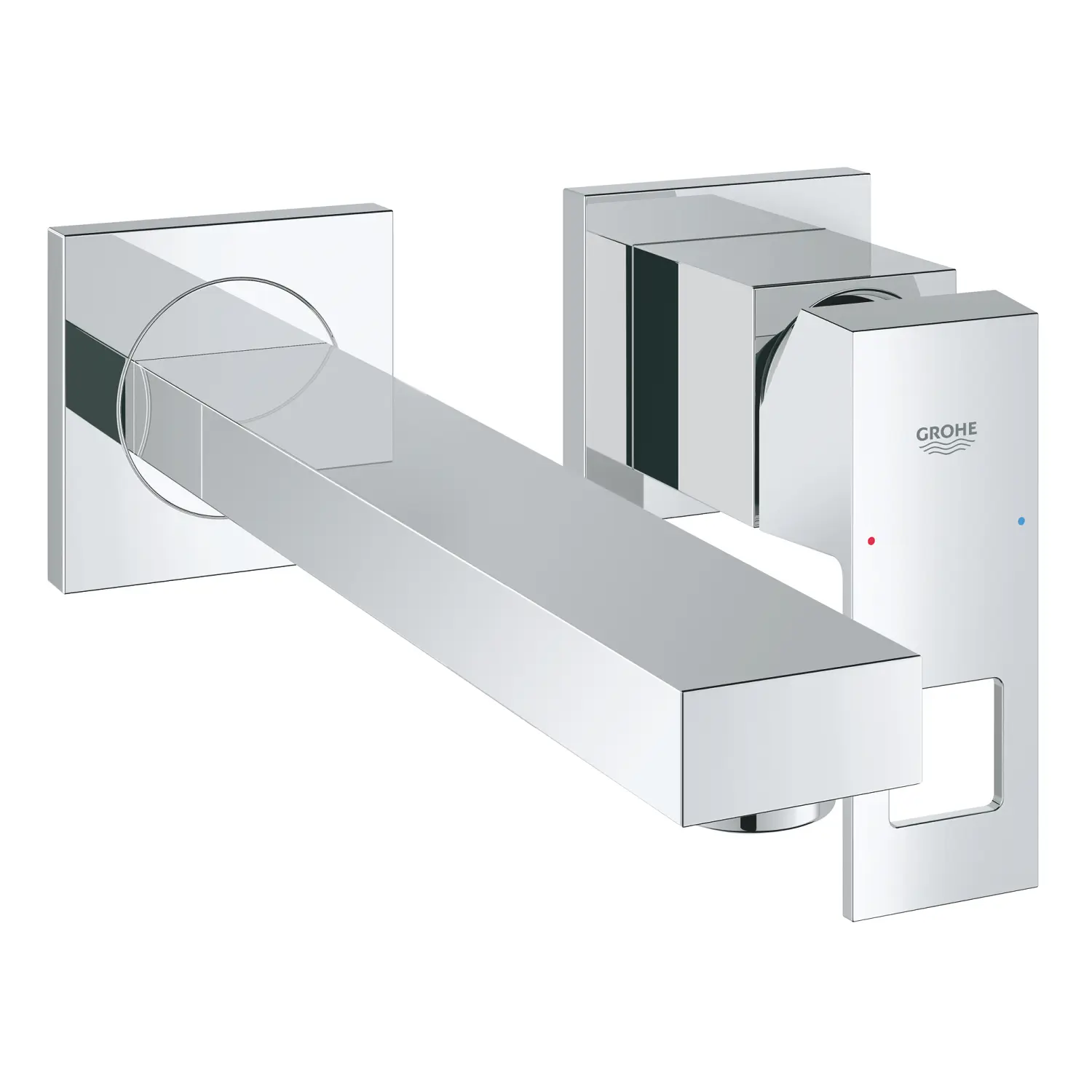 Grohe Eurocube - izlietnes maisītājs M, 2 atveru montāža, hromēts 23447000