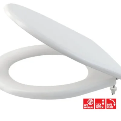 Alcadrain WC sēdekļi - WC sēdeklis, duroplasts, antibakteriāls, SoftClose, balts A604