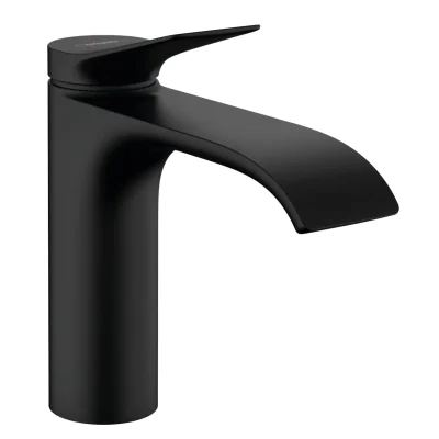 Hansgrohe Vivenis - izlietnes maisītājs 110, ar noteces komplektu, EcoSmart, matēti melns 75020670